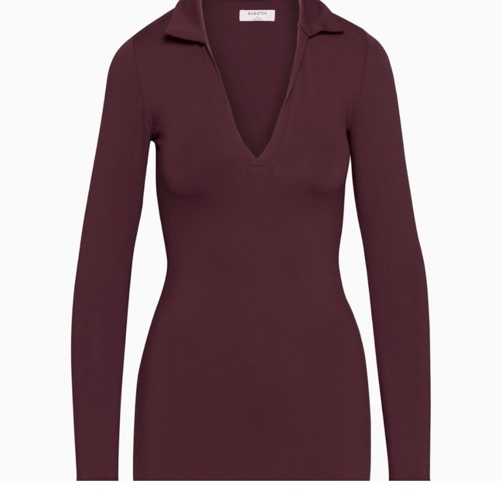 Contour Polo long sleeve dress